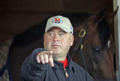 
Big Brown's trainer, Rick Dutrow Jr., is pointing the finger of blame for Saturday's flop at jockey Kent Desormeaux. Associated Press
 (Associated Press / The Spokesman-Review)