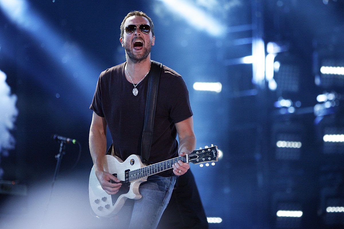 Eric Church, top, Miranda Lambert and Luke Bryan are all Country Music Association nominees for Entertainer of the Year, and all three played the Spokane Arena this year. (Associated Press)