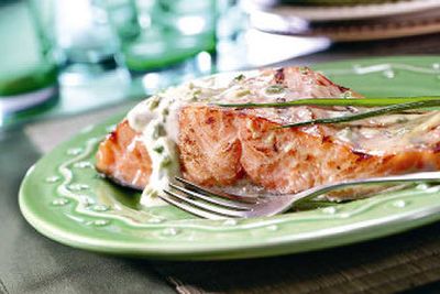 
Honey Mustard Salmon makes a delicious summer treat.
 (Hellmann's Mayonnaise / The Spokesman-Review)