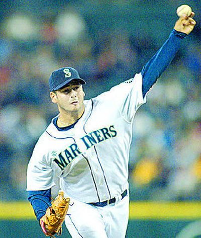
Seattle's Horacio Ramirez pitches during  the first inning.  
 (Associated Press / The Spokesman-Review)
