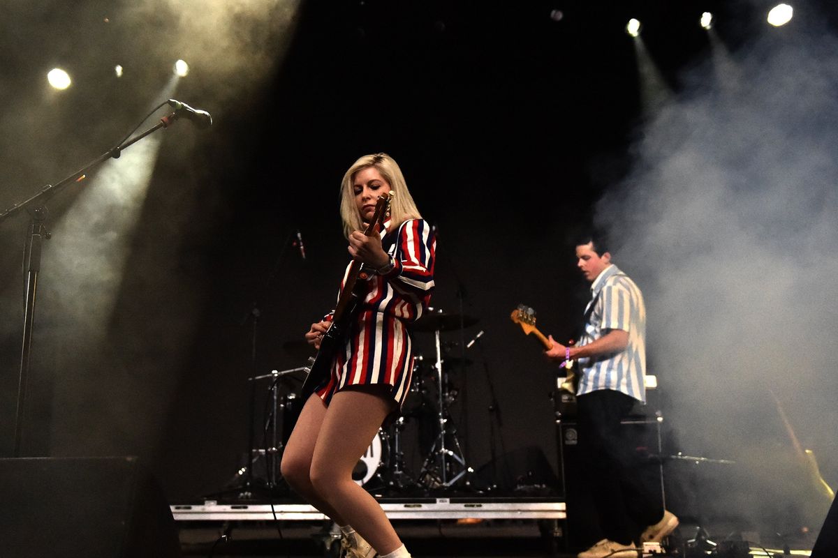 Molly Rankin of Alvvays performs onstage during the 2018 Coachella Valley Music And Arts Festival at the Empire Polo Field on April 21, 2018, in Indio, Califa.  (Getty Images)