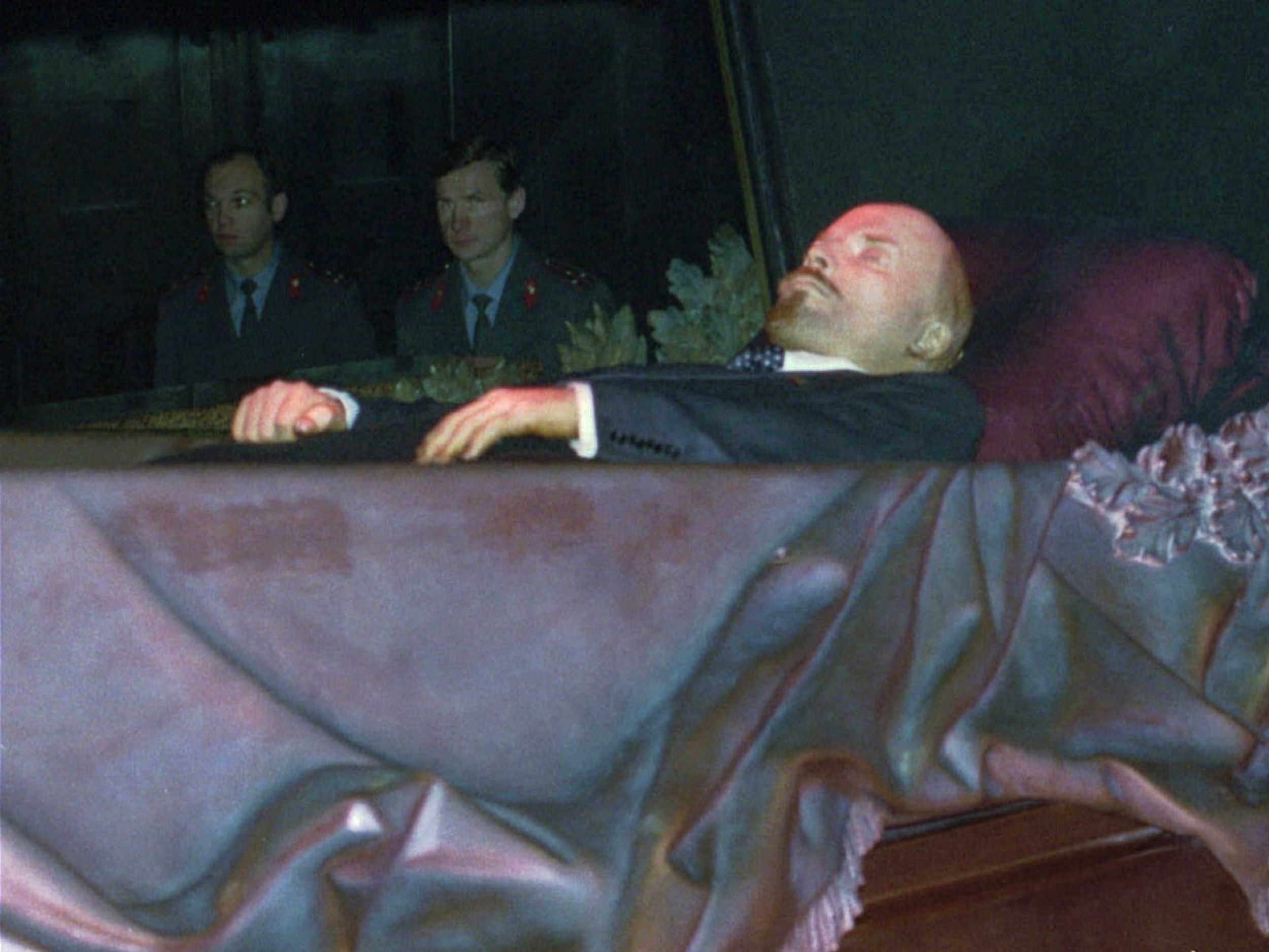Ленин сталин в мавзолее фото