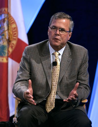 Former Florida Gov. Jeb Bush  said he may run for a Senate seat that will be vacated by Republican Mel Martinez. (Associated Press / The Spokesman-Review)