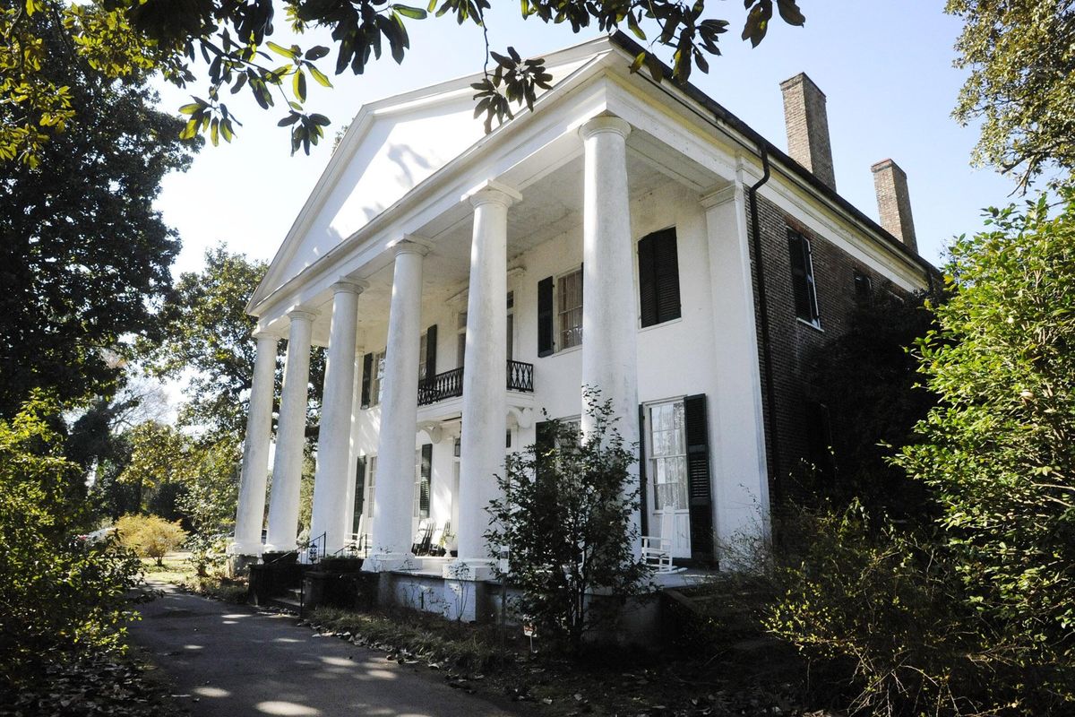In this Jan. 30, 2020 photo, the Magnolia Grove, an antebellum plantation house in Greensboro, Ala., is seen. The home