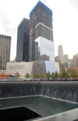 9/11 memorial on Oct. 12, 2011 for Becky Nappi's Endnotes blog. (Tony Wadden)