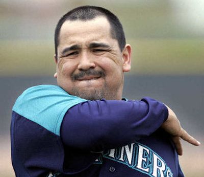 
Mariners closer Eddie Guardado has pitched only two innings at the major league level this month. 
 (Associated Press / The Spokesman-Review)