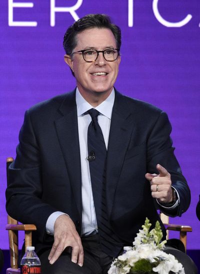 Stephen Colbert, executive producer of the Showtime animated series 