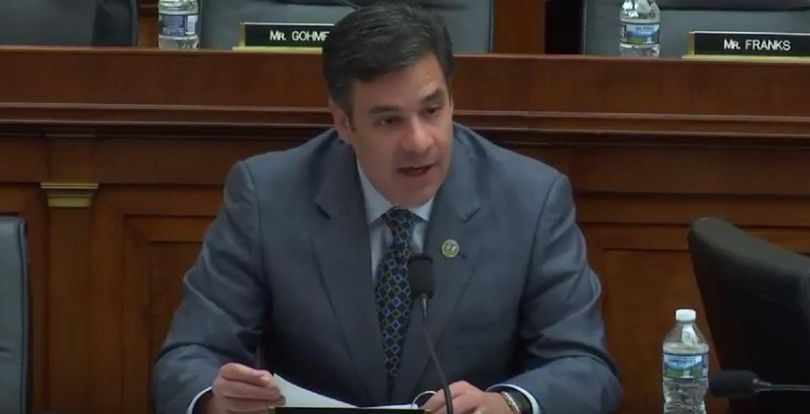 Idaho GOP Rep. Raul Labrador speaks in favor of his immigration crackdown bill in the House Judiciary Committee during a committee markup session, May 18, 2017 in Washington, D.C. (House Judiciary Committee)