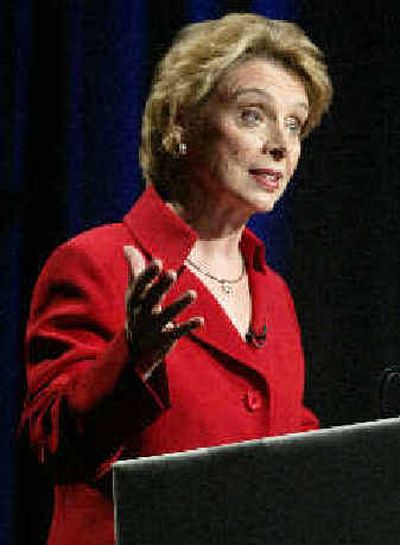 
 Democratic candidate Christine Gregoire. 
 (Associated Press / The Spokesman-Review)