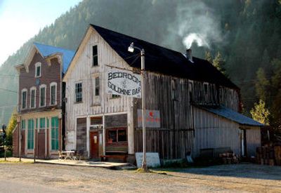 
A wood fire heats up the Bedroom Gold Mine Bar in the early morning. This historic building is still used as a bar and community center. 
 (Mike Brodwater/Handle Extra / The Spokesman-Review)