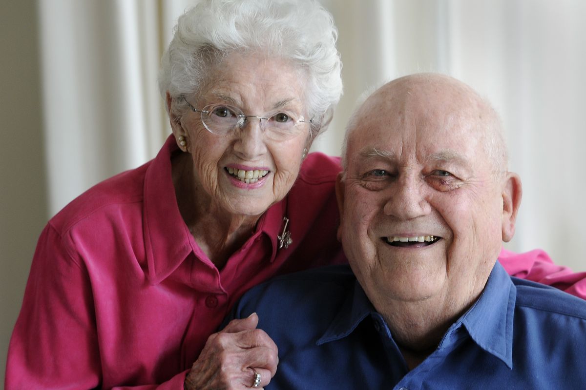 Christine and John Jasley, of Spokane, met in Jacksonville, Fla., in 1942, and married in 1944. (Dan Pelle)