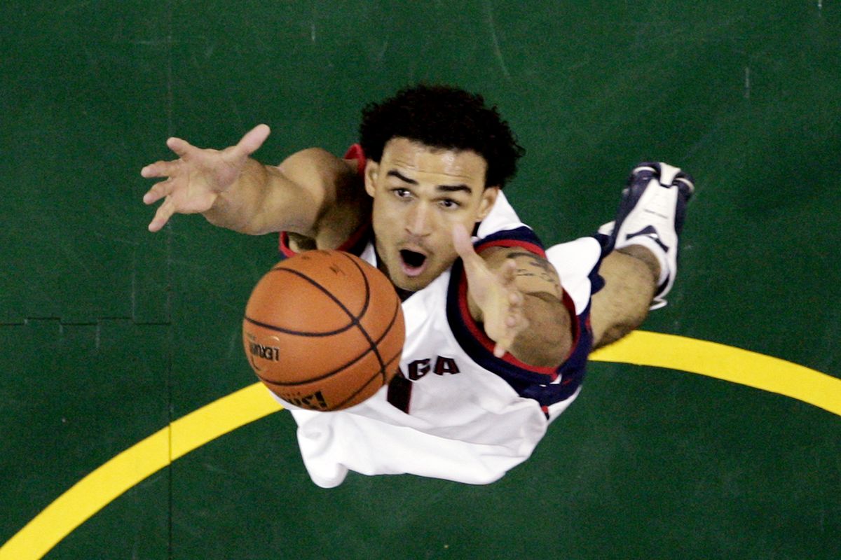 After a dedicated offseason, Gonzaga’s Robert Sacre is looking to grab more attention from Bulldogs opponents this season.  (Associated Press / The Spokesman-Review)