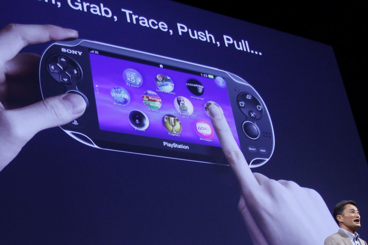 Sony Computer Entertainment President and CEO Kazuo Hirai speaks about its PlayStation Portable “NGP” at PlayStation Meeting 2011 in Tokyo.