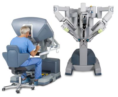 Intuitive Surgical’s da Vinci machines enable surgeons to perform more than 1 million minimally invasive surgical procedures  (Courtesy Intuitive Surgical)