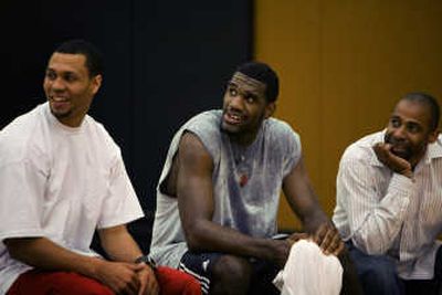 
The Portland Trail Blazers have the No. 1 selection in the NBA draft, and Greg Oden, center, figures to be one of the top picks.Associated Press
 (Associated Press / The Spokesman-Review)