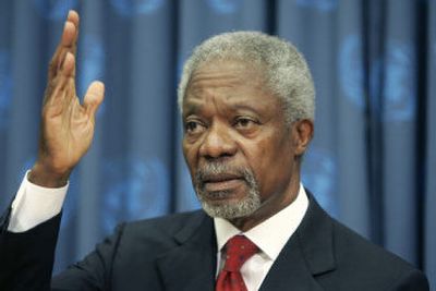 
Annan
 (The Spokesman-Review)