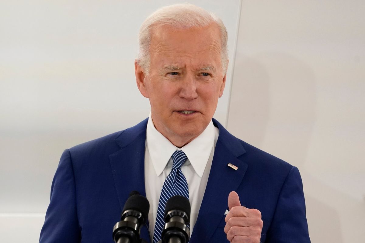 FILE - President Joe Biden speaks Monday, March 21, 2022, in Washington. Biden