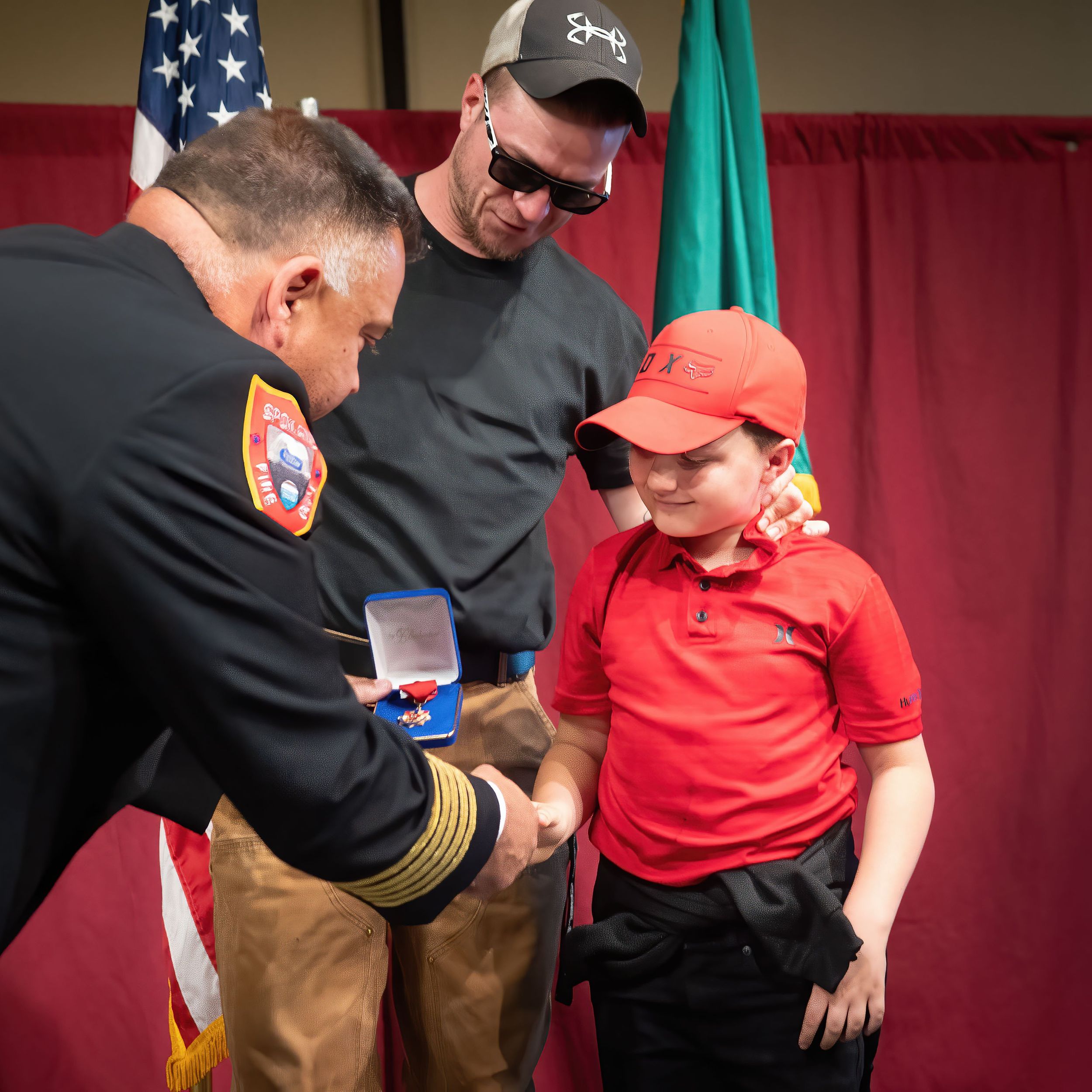 He did everything himself': 7-year-old saves father's life with