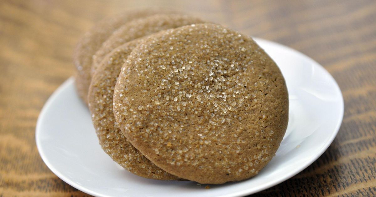 Orange zest boosts the flavor of these gingerspice cookies The