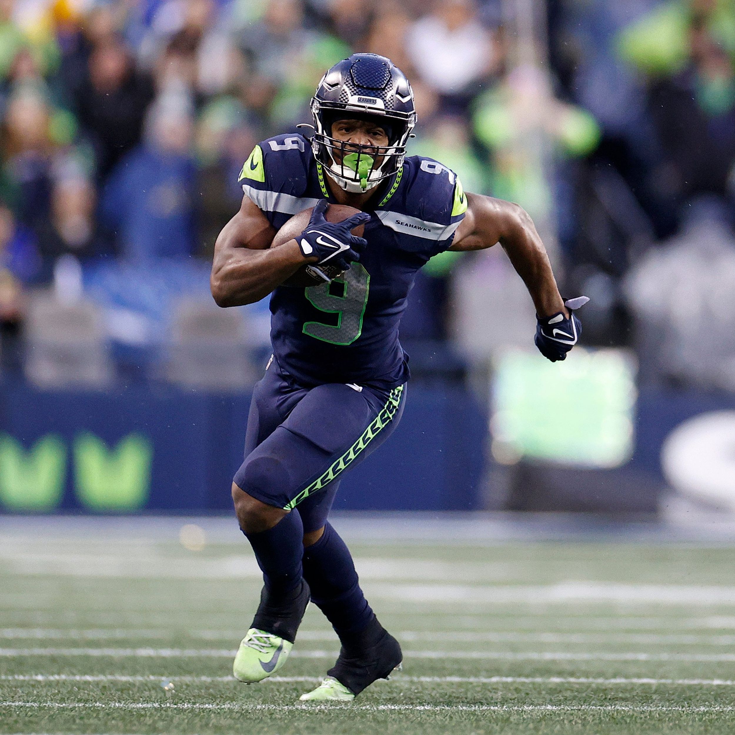 Seattle Seahawks running back DeeJay Dallas (31) during an NFL