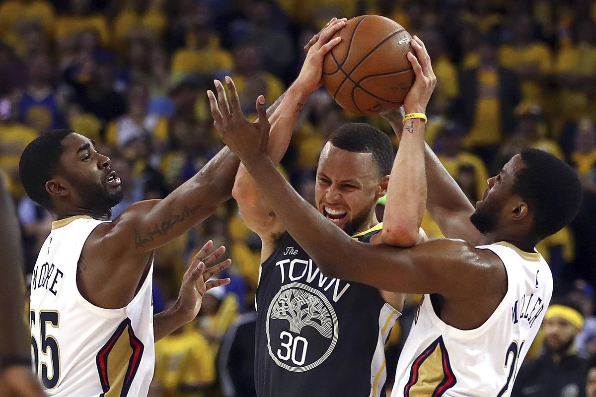 NBA: Playoffs-New Orleans Pelicans at Golden State Warriors - The