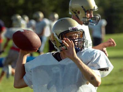Timberlake quarterback Levi Powers is being asked to run more this year in the Tigers' Wing T offense.
(Jesse Tinsley / The Spokesman-Review)