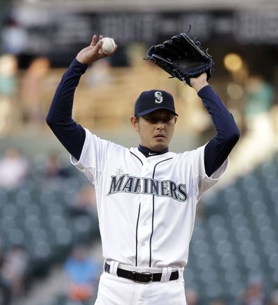 Seattle’s Hisashi Iwakuma struggled in his three starts this season. (Associated Press)