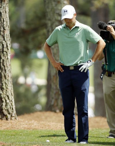 Jordan Spieth, 20, played the last 11 holes at 3-over par in Sunday’s final round of the Masters. (Associated Press)