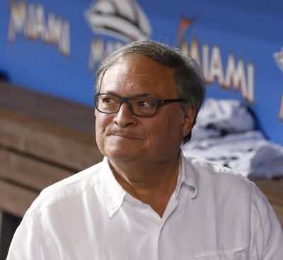 In this May 31, 2016, file photo, Miami Marlins owner and CEO Jeffrey Loria walks through the dugout after a baseball game between the Marlins and the Pittsburgh Pirates, in Miami. A person with direct knowledge of the negotiations says Miami Marlins owner Jeffrey Loria has a preliminary agreement to sell the team to a New York businessman, but the deal could fall through because the final purchase price hasnt been determined. The person spoke to The Associated Press on condition of anonymity Thursday because the Marlins have not commented publicly on the negotiations. (Wilfredo Lee / Associated Press)