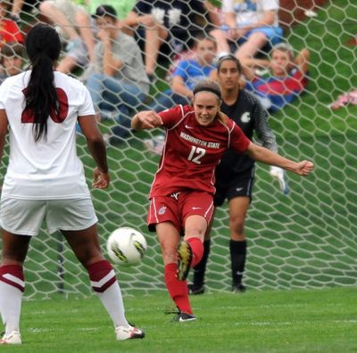 Ali Fenter will make her school-record 85th consecutive start on Saturday when Washington State opens NCAA Division I women’s soccer playoffs at Kentucky.