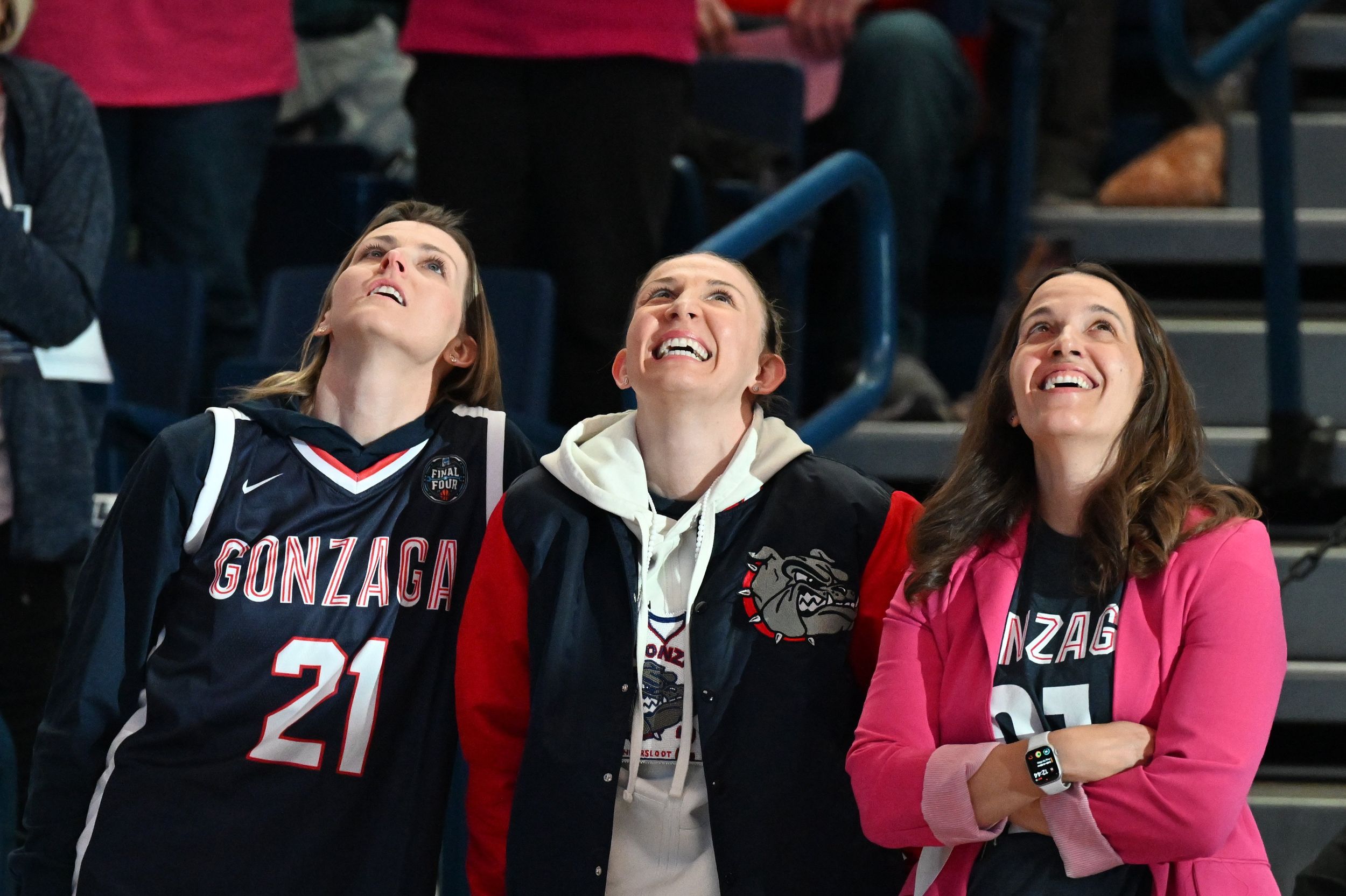 'Really proud of her.' Gonzaga's Lisa Fortier makes pit stop in Vegas ...