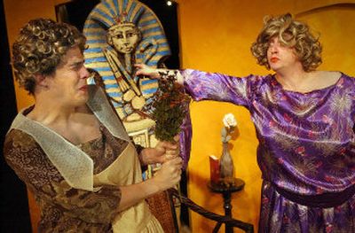 
Damon C. Mentzer, left, and Christopher Bange star in Interplayers Ensemble's production of 