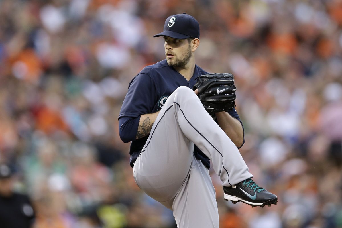 Mariners starting pitcher James Paxton was solid in his return from the disabled list. (Associated Press)