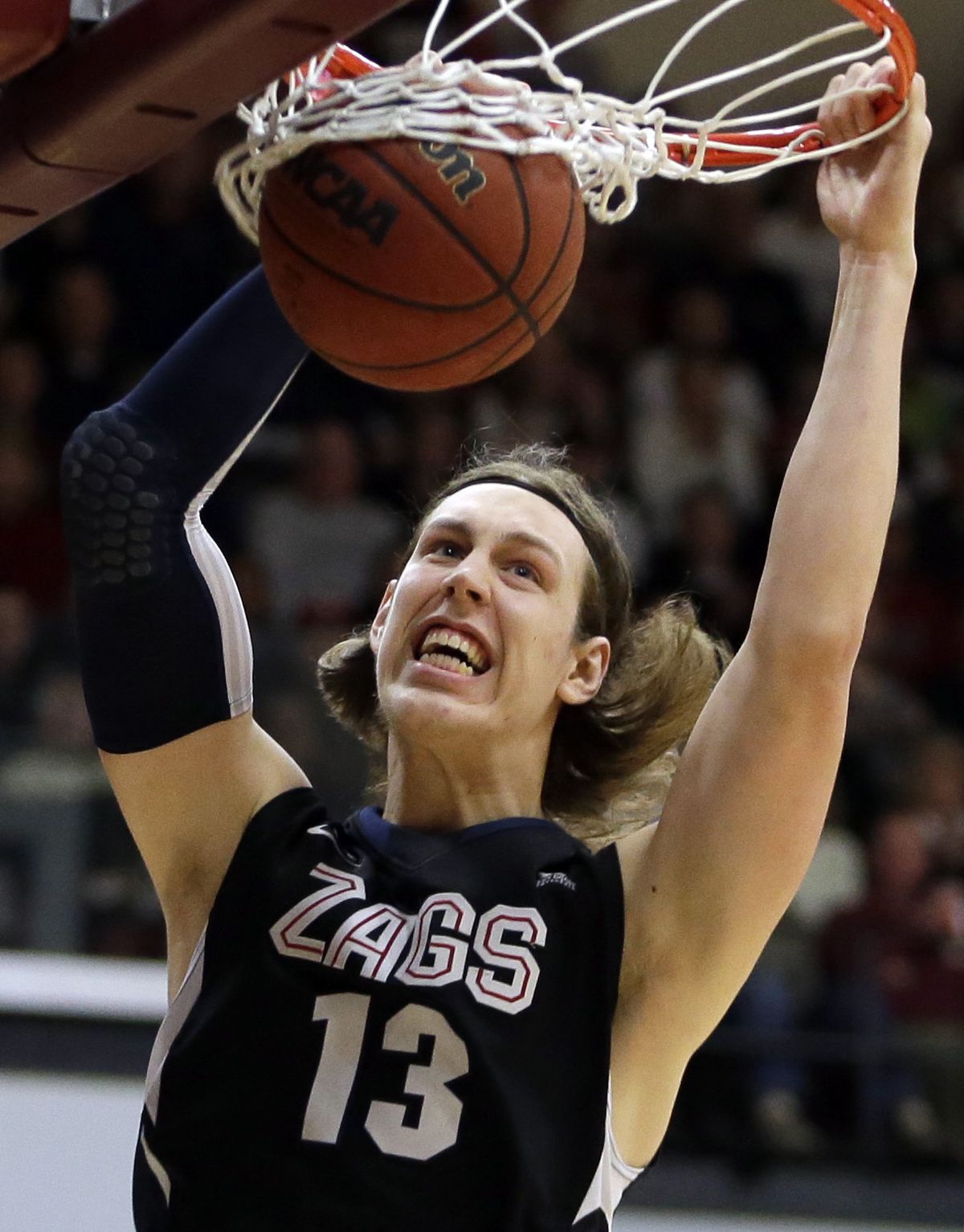Kelly Olynyk leads Gonzaga in scoring at 18.1 points per game. (Associated Press)