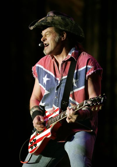 Ted Nugent’s solo career began in 1975.  (Associated Press)