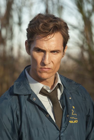 Oscar winner Matthew McConaughey stars as Rustin Cohle in the HBO series “True Detective.”