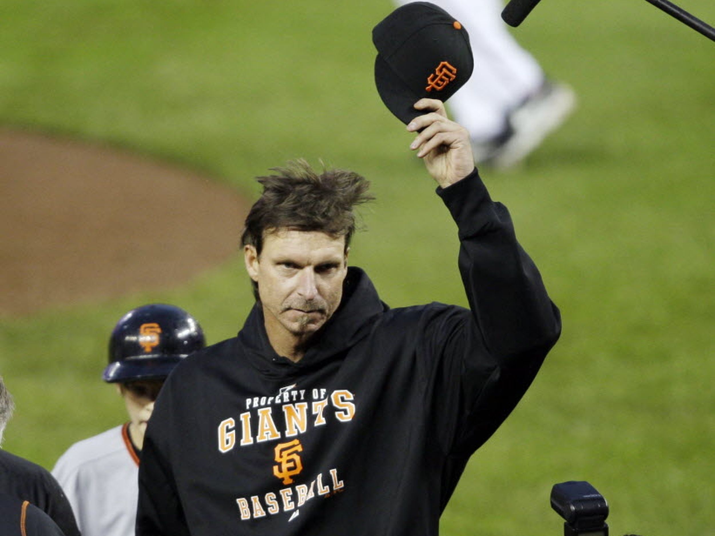 Former San Francisco Giants pitcher Randy Johnson elected to