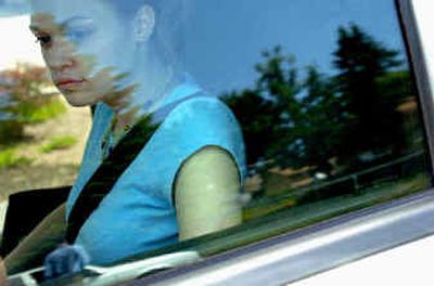 
Jessica Piper, 16, of Coeur d'Alene prepares for her second driving session with the Idaho Panhandle Drivers Training School on Thursday. 
 (Kathy Plonka / The Spokesman-Review)