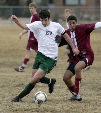 EV’s Andrew Mastronardi, left, is headed to Oregon State. (J. Bart Rayniak / The Spokesman-Review)