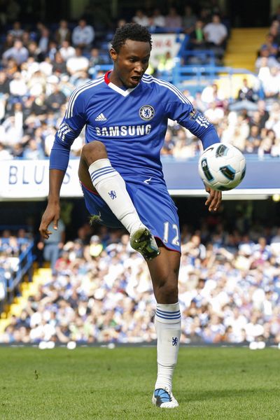 Chelsea’s John Obi Mikel has made a plea for his father’s release. (Associated Press)