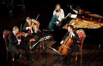 
The German-based Artis Piano Quartet performs Friday  in Riyadh. Associated Press
 (Associated Press / The Spokesman-Review)