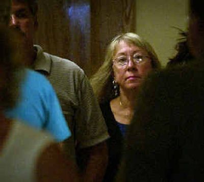 
Spokane County CEO Francine Boxer, the interim director of Geiger Corrections Center, arrives at the Spokane County Courthouse for her first appearance on a DUI charge. 
 (Liz Kishimoto / The Spokesman-Review)
