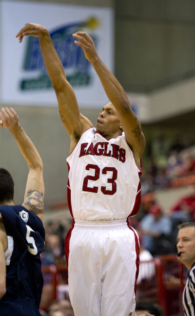 Senior guard Kevin Winford paced Eastern Washington with 18 points. (Dan Pelle)