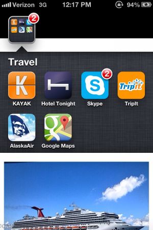 iPhone screen with travel apps (Cheryl-Anne Millsap / photo by Cheryl-Anne Millsap)