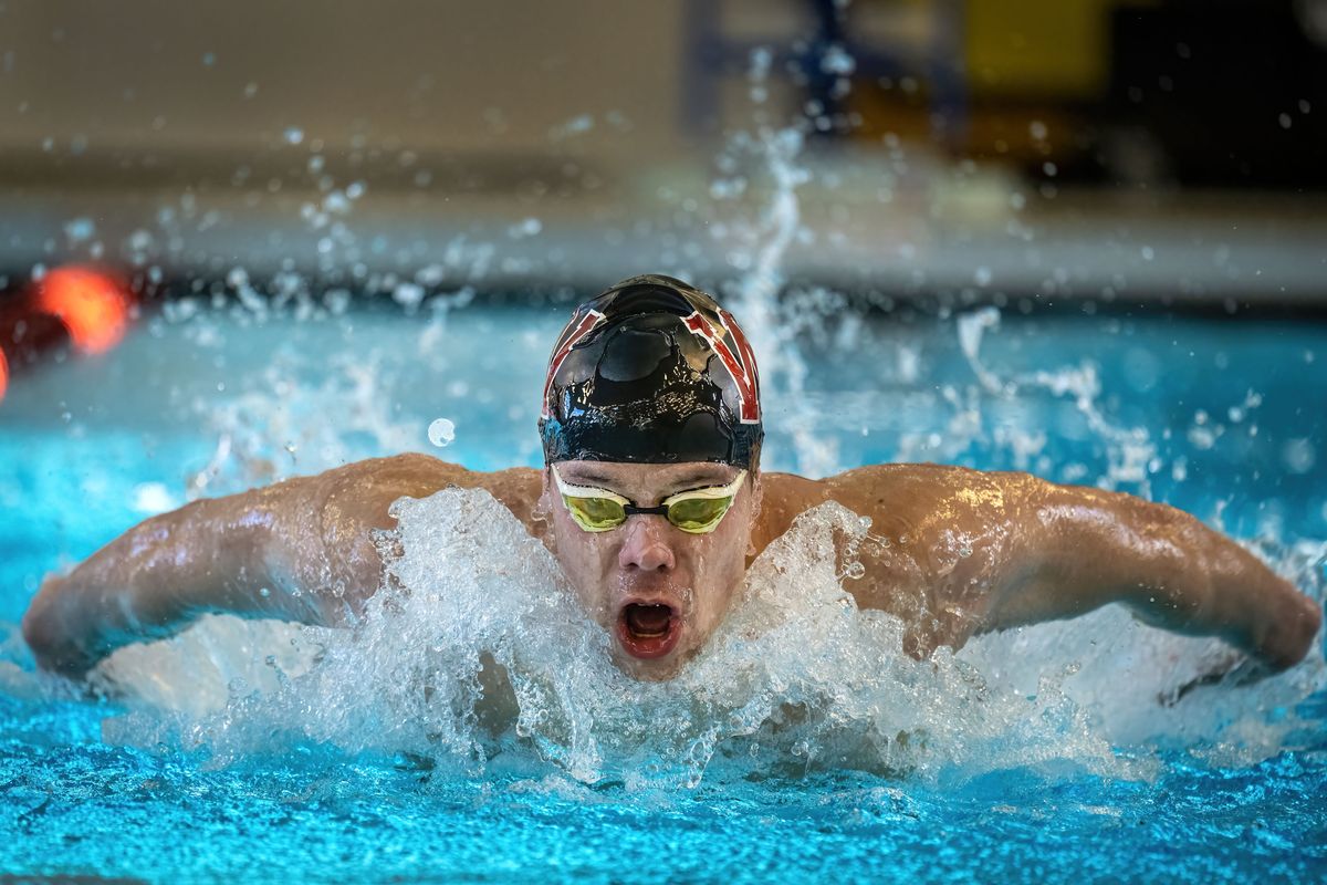 Grady, a senior at Whitworth, is slated compete in six events at the NCAA Division III swimming championships.  (Colin Mulvany/The Spokesman-Review)