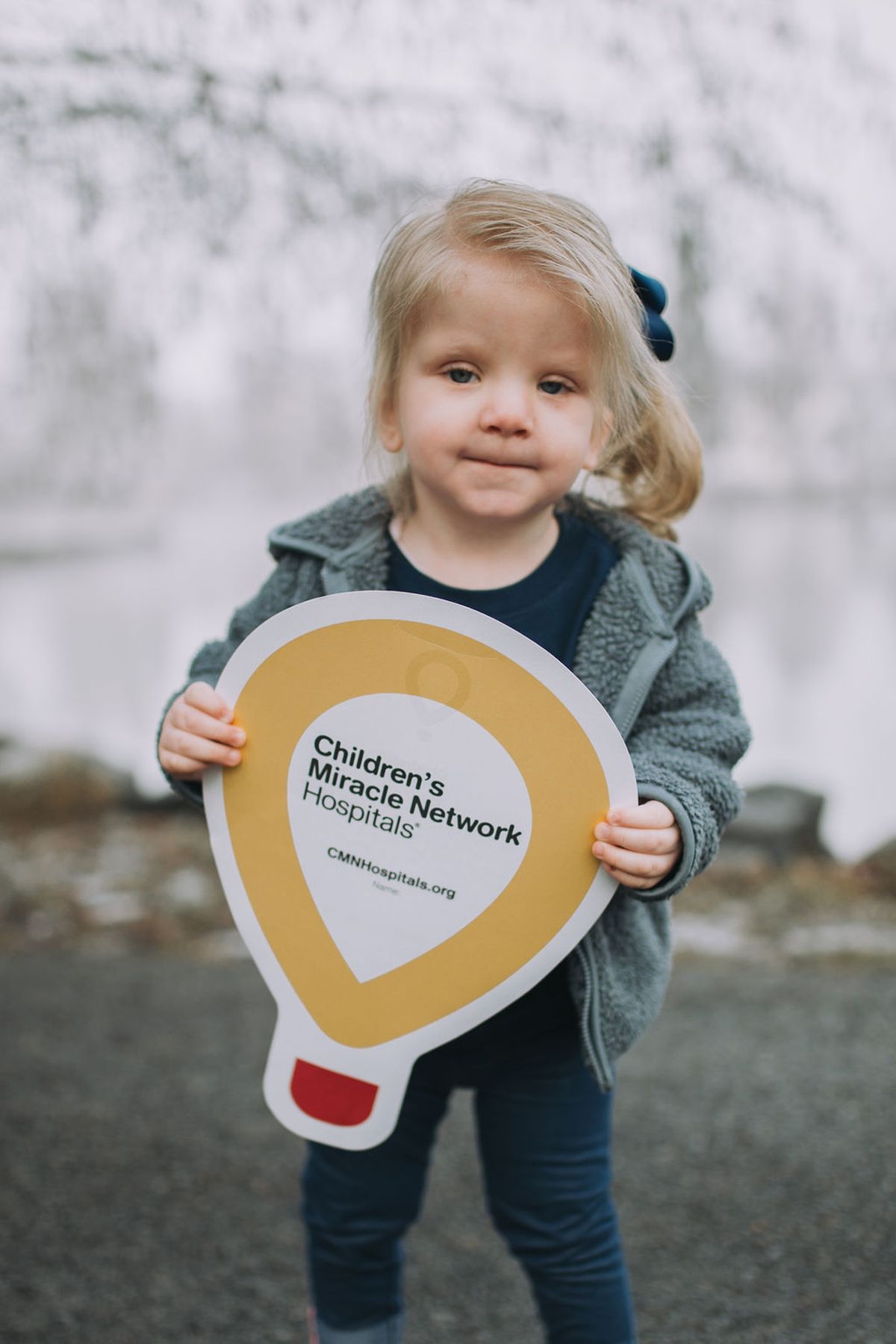 Journey Burkhart, 2, is a Spokane resident born with STAR syndrome, a rare genetic disease. This May, she’s featured in the local Costco campaign for Children’s Miracle Network Hospitals benefiting Sacred Heart Children’s Hospital.  (Mica Sansaver)