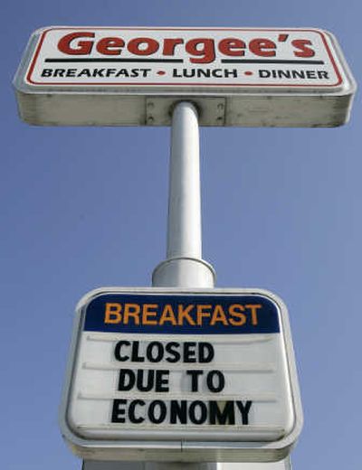 A sign bears news for Georgee's diners Tuesday  in Lake Alfred, Fla. Associated Press
 (Associated Press / The Spokesman-Review)