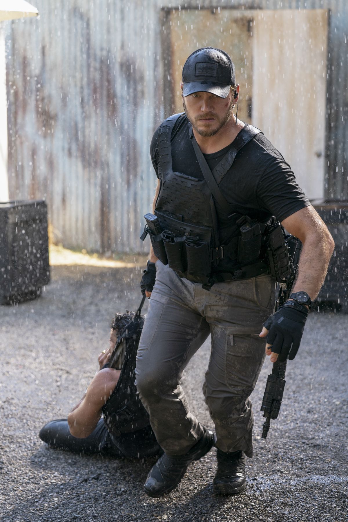Chris Pratt in “The Terminal List.”  (Justin Lubin/Amazon Studios)