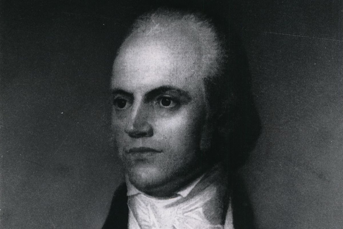 Vice President Aaron Burr, by John Vanderlyn. He had, a contemporary said, “a magnetism few persons could resist.” (The Spokesman-Review archive)