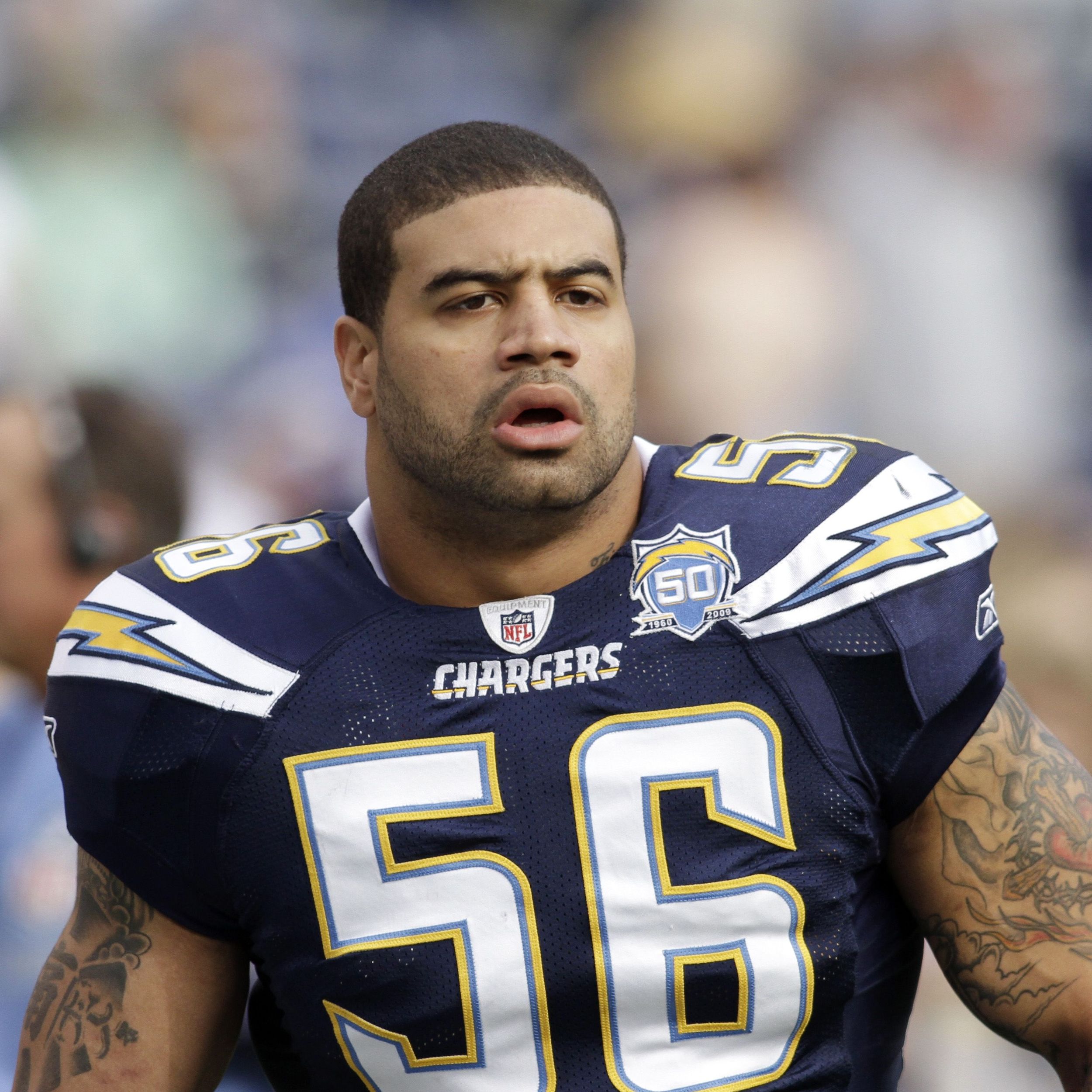 Buffalo Bills' Shawne Merriman Is Second-Team Right Defensive End